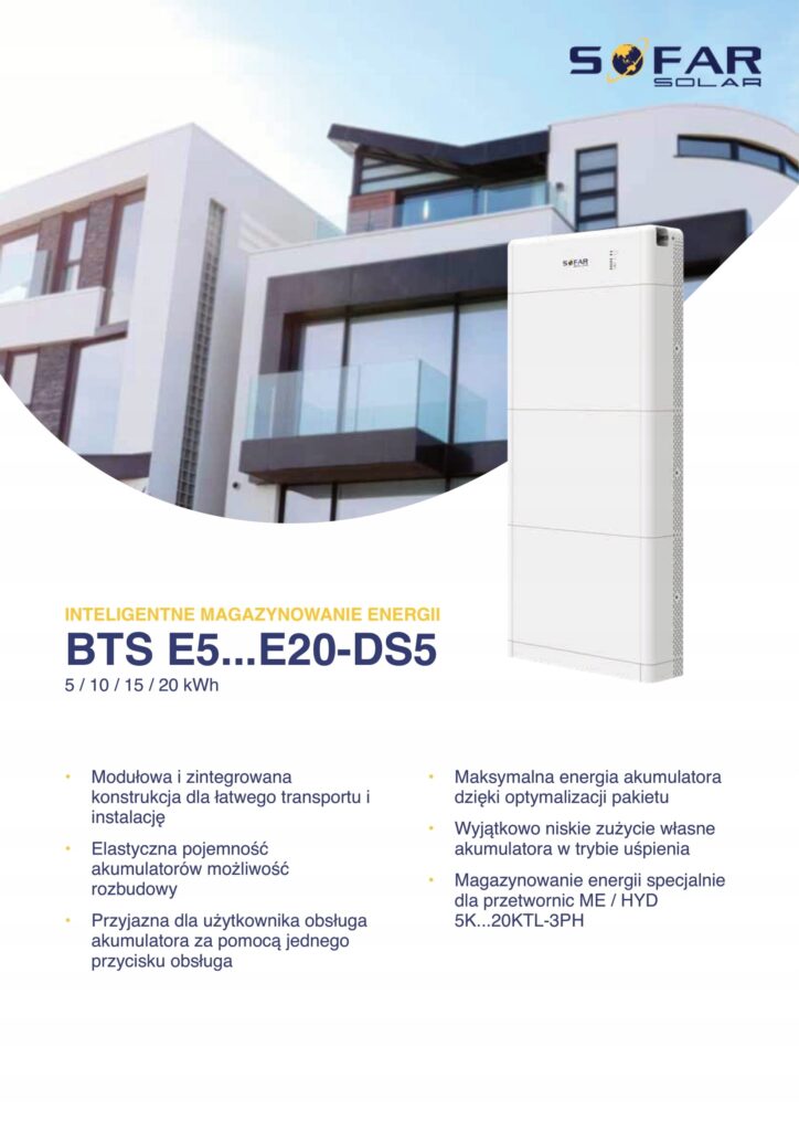 Magazyn Energii Bateria BTS 5K SofarSolar - FC-System